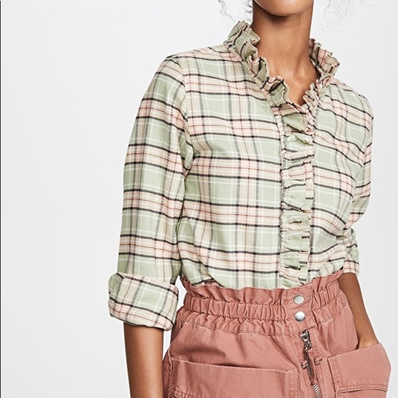 🦋 Isabel Marant Étoile Awendy Button Down Blouse - Picture 14 of 15